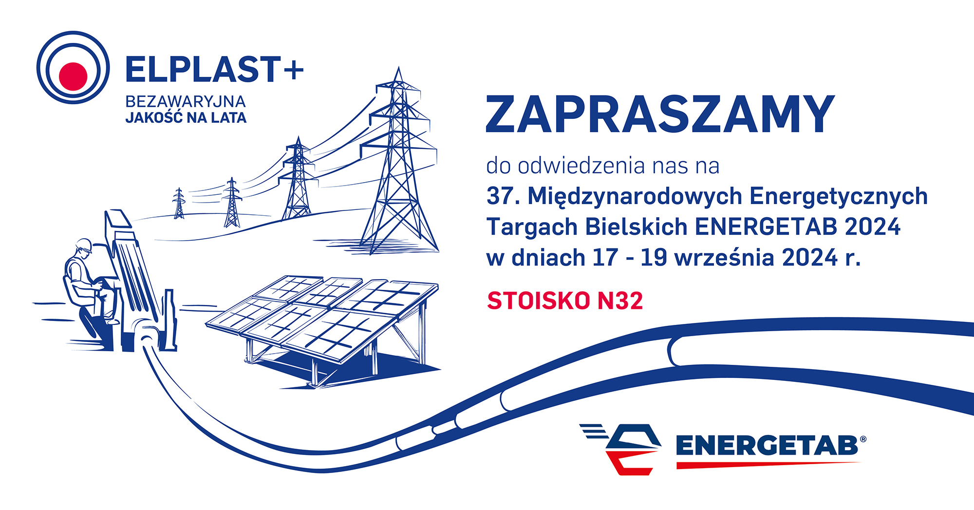 ELP3323 Zaproszenie na targi Energetab 2024 wybrana